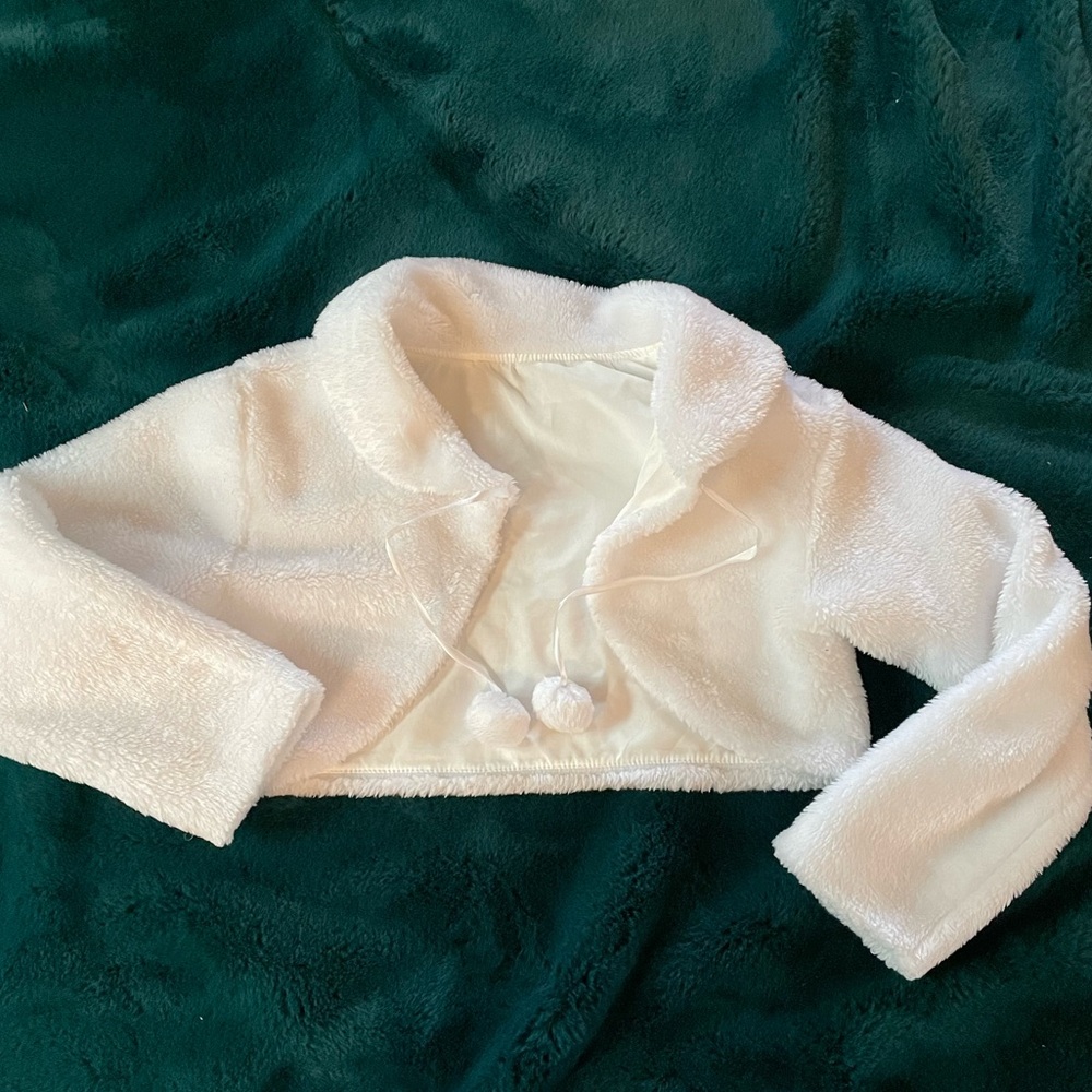 Kid’s Plush Shrug, Size 8-9Y